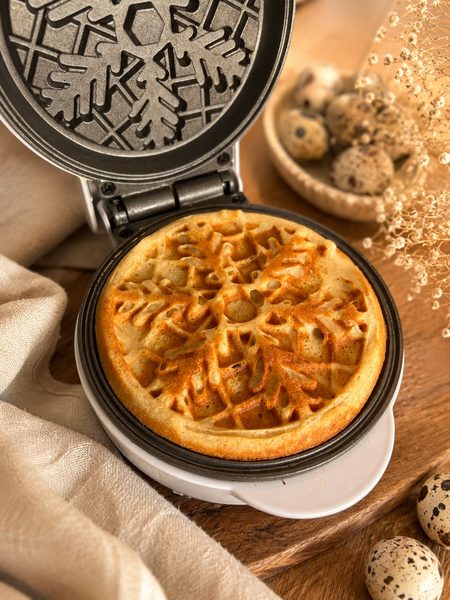 Leckere Waffeln aus Wachteleiern